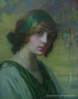 Femme en vert