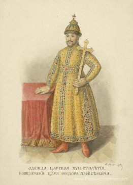 Vêtements royaux du XVIIe siècle. L'image du tsar fedor alekseev