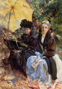 Miss Wedwood et Miss Sargent Sketching