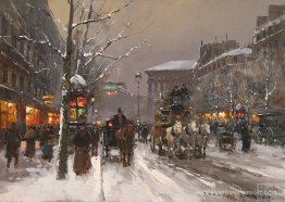 Boulevard de la Madeleine, hiver