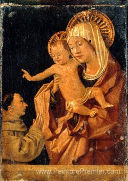 Madonna et enfant avec un donneur franciscain priant