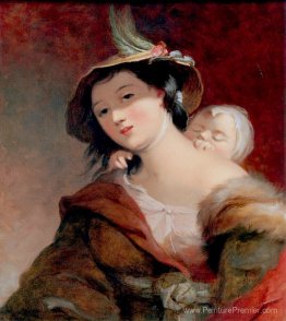 Femme et enfant gitanes, après Murillo