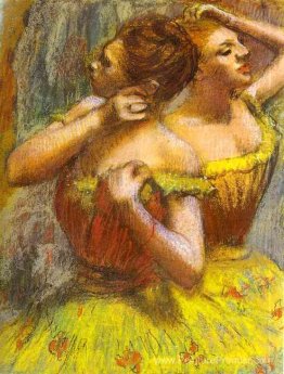 Deux danseurs (pastel sur papier)