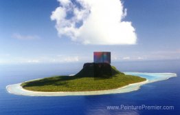 Cube solaire pour l'île de Kaibu