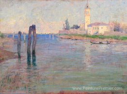 Le gondolier, Venise