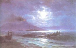 La baie de Naples par Moonlight