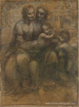 La Vierge et l'enfant avec Saint Anne et Saint John le baptiste