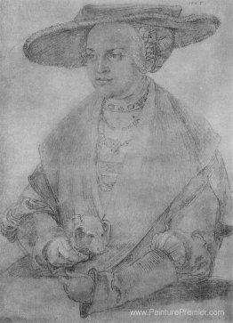 Portrait de Susanne von Brandenburg Ansbach