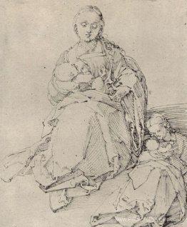 Feuille d'étude avec Mary et Child