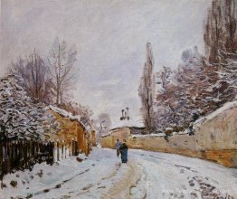 Route sous la neige, Louvciennes