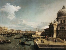 Entrée du Grand Canal et de l'église de La Salute