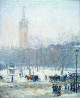 Madison Square - tempête de neige