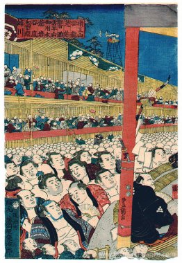 Spectateurs de sumo