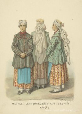 Vêtements de vêtements de la province de Kiev