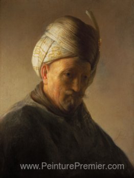 Vieil homme avec turban