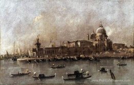 Venise: une vue de l'entrée du Grand Canal