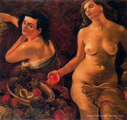 Deux femmes nues et nature morte