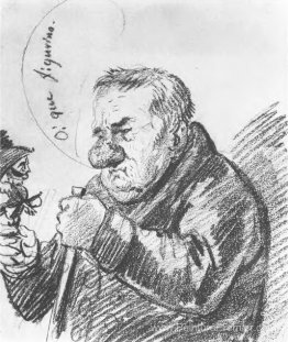 Portrait-caricature de Giacomo Quarrenghi