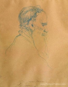 Portrait de Leo Tolstoy