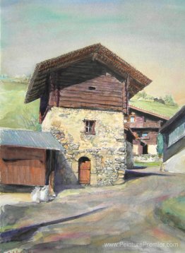Posses-Dessous - une grange de montagne suisse