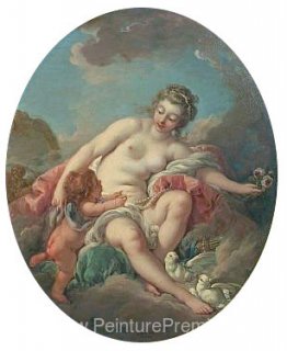 Vénus retenue Cupidon