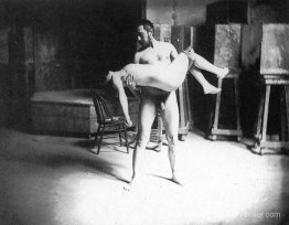 Thomas Eakins portant une femme