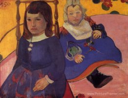 Portrait de deux enfants (Paul et Jean Schuffneker)