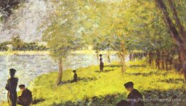 Étude avec des chiffres. Étude pour «La Grande Jatte»