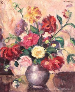 Vase avec pivoines