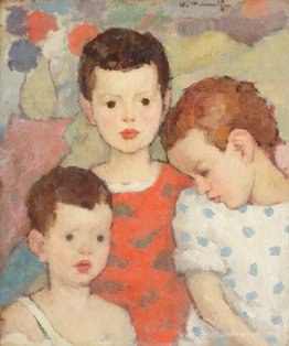 Trois frères (les enfants du peintre)