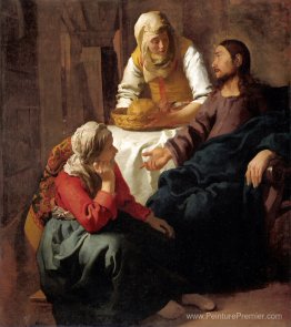 Christ dans la maison de Martha et Marie