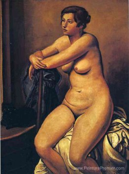 La femme nue près du chat