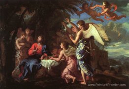 Christ servi par les anges