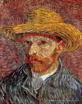 Autoportrait avec un chapeau de paille