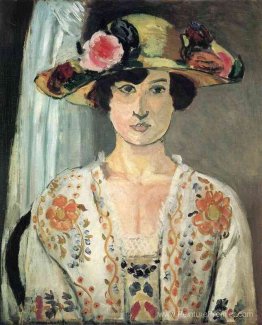 Femme dans un chapeau