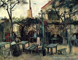 Terrasse d'un café sur Montmartre "La Guinguette"