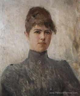 Portrait de l'actrice M.Ya.Van-Zandt, dans un mariage Cherinova