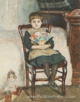 Portrait d'Olga Surikova dans l'enfance