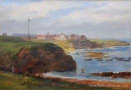 Cullercoats du sud par John Wilson Carmichael