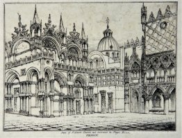 Piazzetta et St Marks Venise 1835