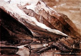 Ghiacciaio des Bossons Chamonix 1849