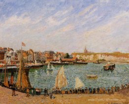 Après-midi, soleil, le port intérieur, Dieppe