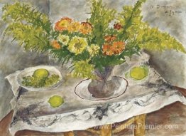 Nature Morte de Fleur et fruits