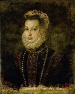 Portrait de la reine Elisabeth d'Espagne