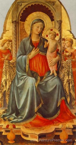 Madonna avec l'enfant et les anges