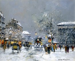 Place de la Madeleine, Hiver