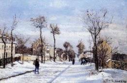 Rue dans la neige, Louvciennes