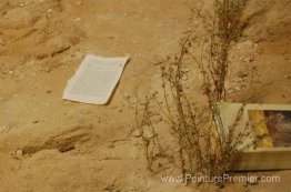 Mélanger le texte avec le terrain