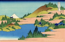 Le lac de Hakone dans la province de Segami