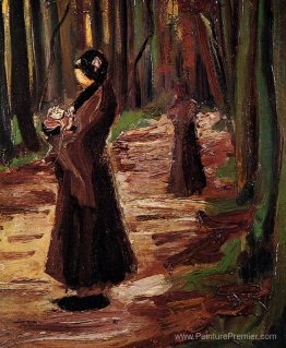 Deux femmes dans les bois